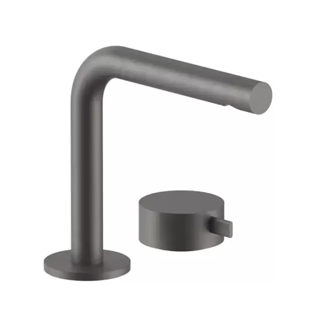 Fantini AF/21 Смеситель для раковины, 2 отв., излив: 155 мм, цвет: Matt Gun Metal PVD