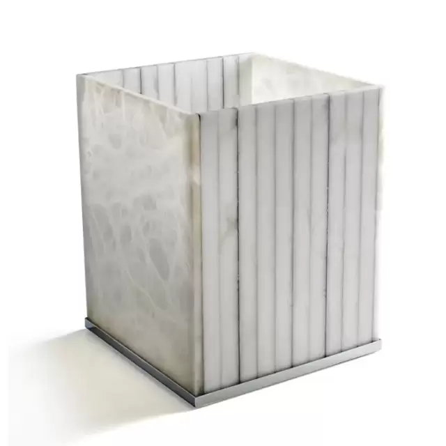 3SC Rigato Урна 20хh25х20 см, цвет: никель