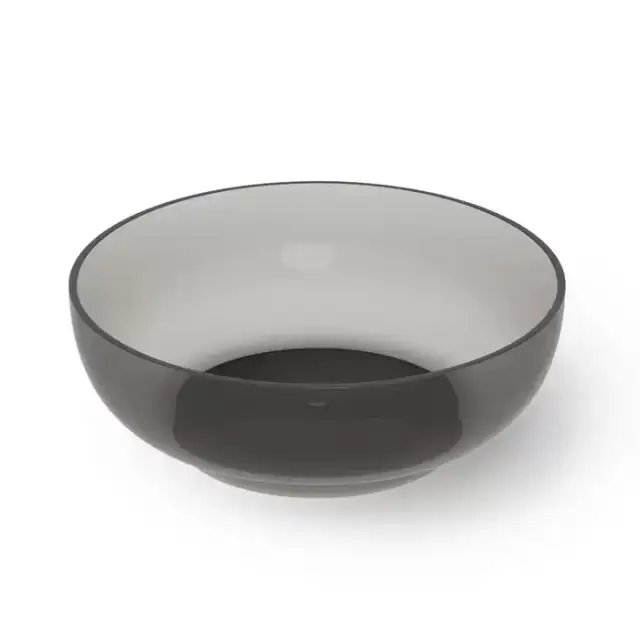 Dea Design Round Ванна 150х150х52см., отдельностоящая, Glasstech, прозрачная смола, цвет: Smoky Black R4