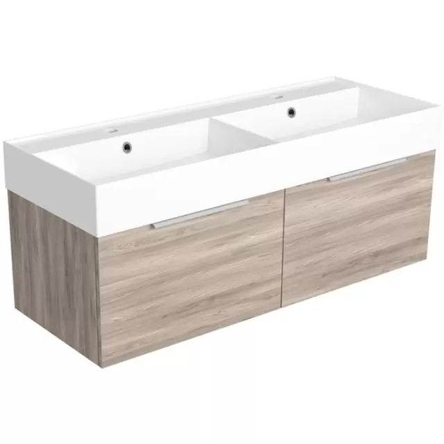 SIMAS AGILE Тумба подвесная 120x46xh40 см, для раковины AG121D.., 1 ящик, ручка матовый хром, цвет: ROCCIA