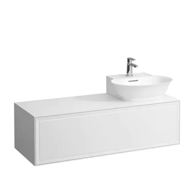 Laufen New Classic Тумба с раковиной, DX, 117.5x45.5x34.5см, 1 ящик, подвесная, цвет: белый глянцевый