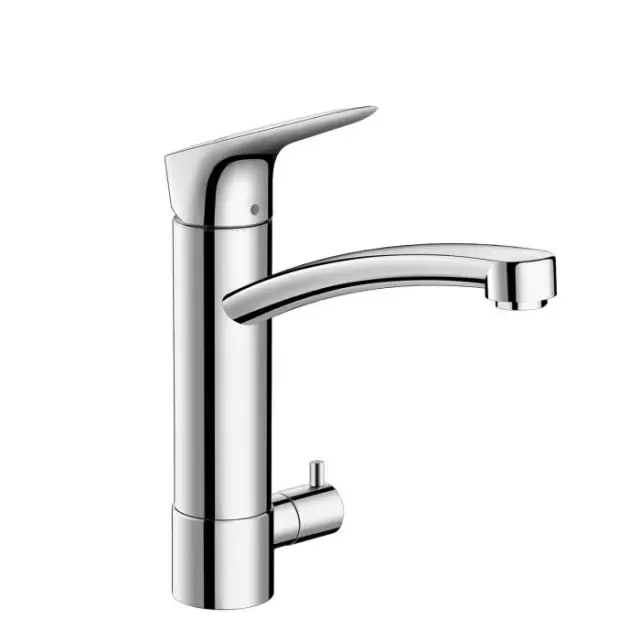 Hansgrohe Logis, Смеситель для кухни, с запорным вентилем для посудомоечной машины, Цвет: хром