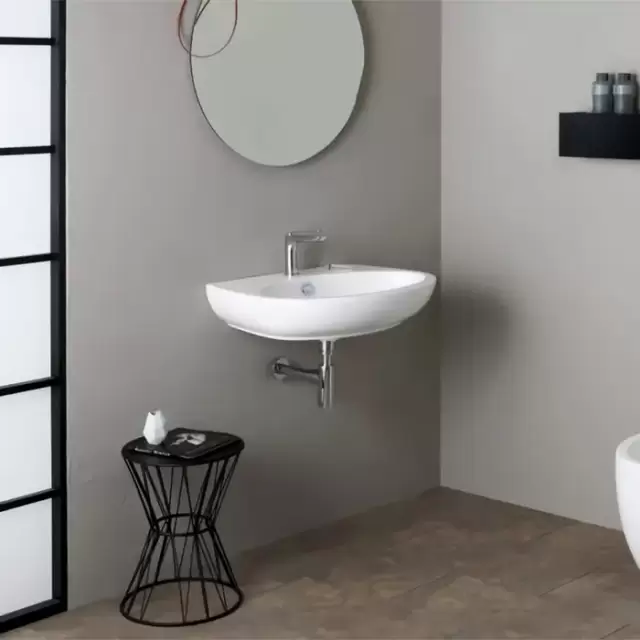 Simas Bormio Раковина 66х51 см, 1 отв., цвет: белый