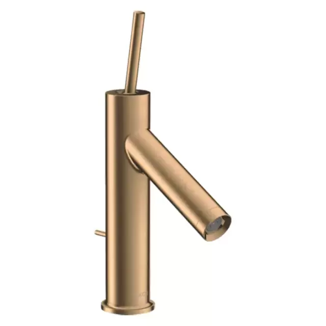 Axor Starck Cмеситель для раковины 90, на 1 отв., с донным клапаном, цвет: шлифованная бронза