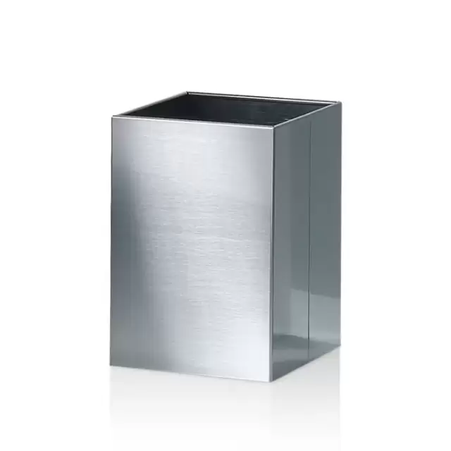 Decor Walther DW 112 Корзина для бумаги 20x20x30см, напольная, цвет: сталь матовая