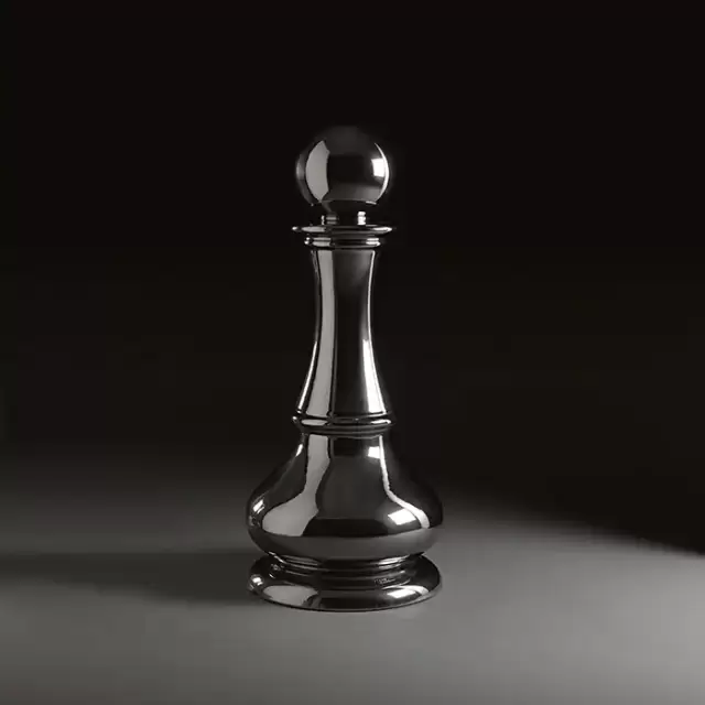 Kerasan Artwork Cтатуэтка декоративная Pedone, напольная, цвет: платина