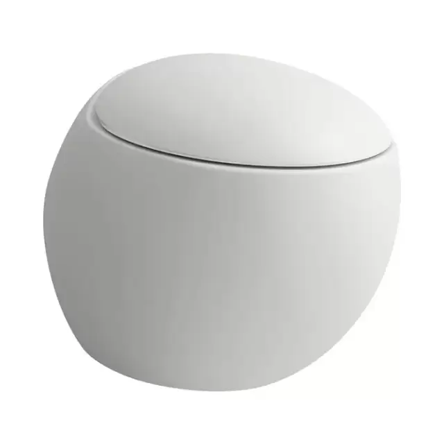 Laufen Alessi One Унитаз подвесной 58х39см, безободковый, покрытие LLC, цвет: белый матовый