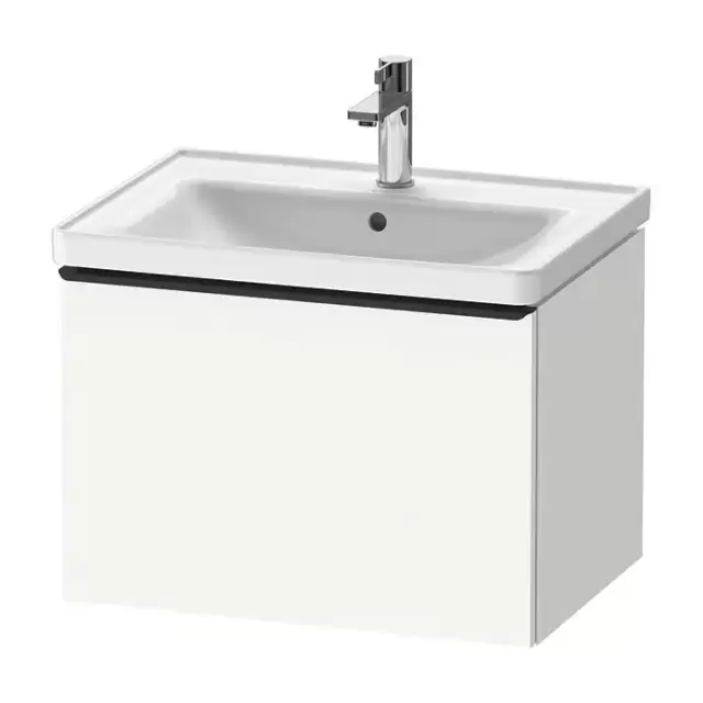 Duravit D-Neo Тумба с раковиной 63.4x45.2хh44см., с 1 ящиком, подвесная, цвет: белый матовый