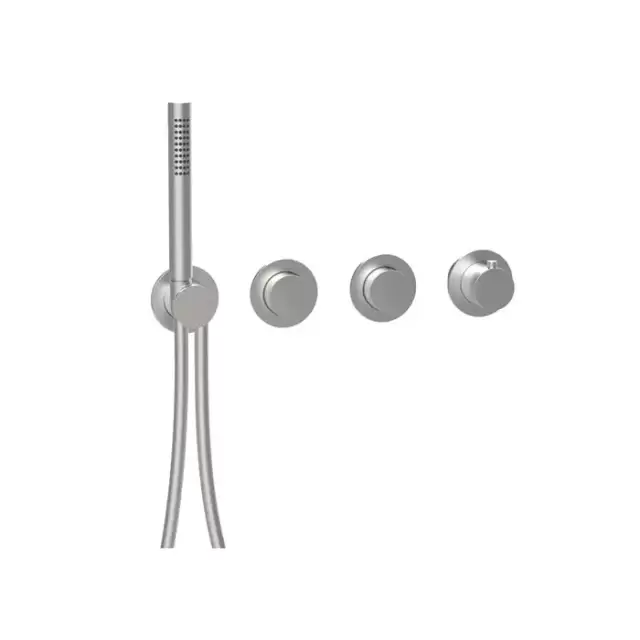 Almar Modular Смеситель для душа, настенный, термостатический, цвет: нержавеющая сталь брашированная AISI 316