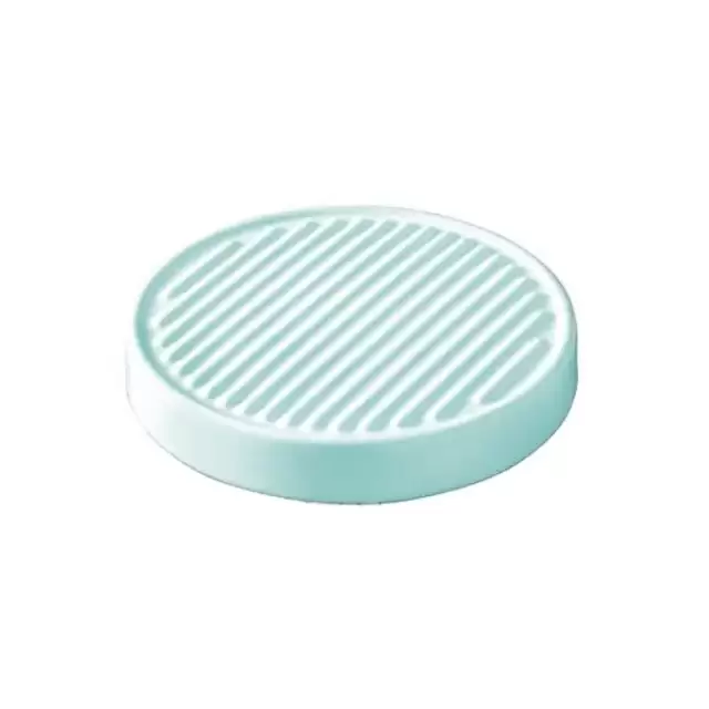 Artceram Cartesio Мыльница d22см., настольная, керамическая, цвет: голубой глянцевый