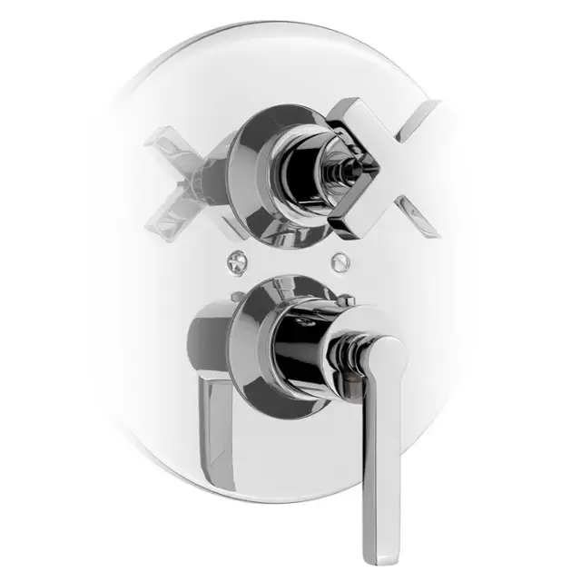 Nicolazzi Termostatico Встраиваемого смеситель, 3/4&rdquo; с запорным вентилем, цвет: хром