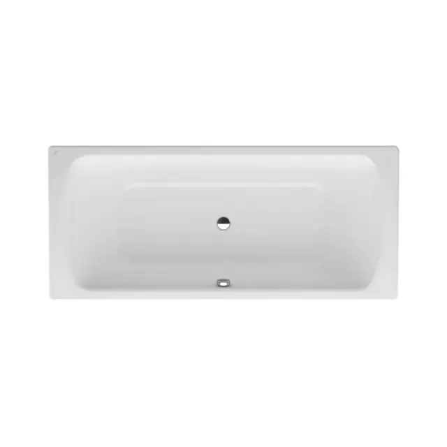 Laufen Pro Ванна встраиваемая, 170x75см., эмалированная сталь (3,5 мм), с центральным выпуском, шумоизоляционное покрытие, с отверстиями для ручек, антискользящее покрытие, цвет: белый