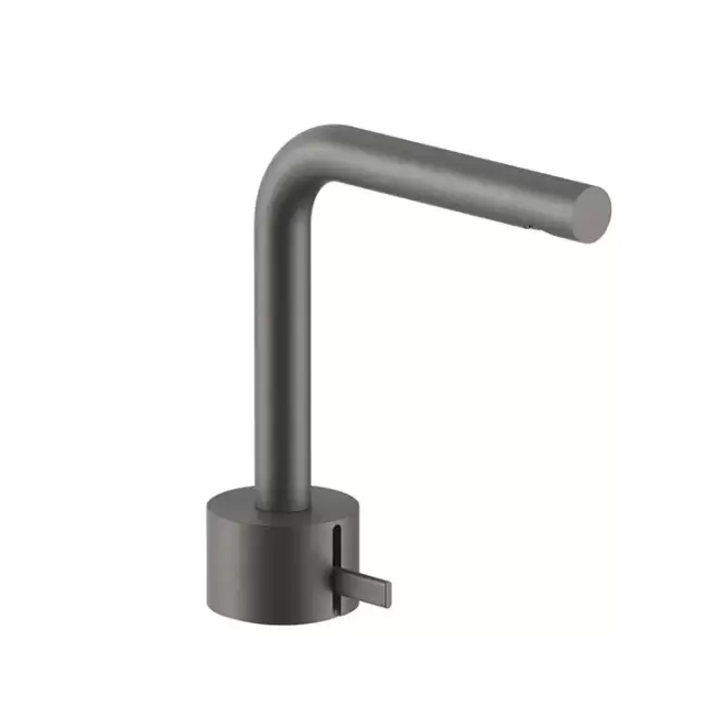 Fantini AF/21 Смеситель для раковины, 1 отв., излив: 155 мм, цвет: Matt Gun Metal PVD