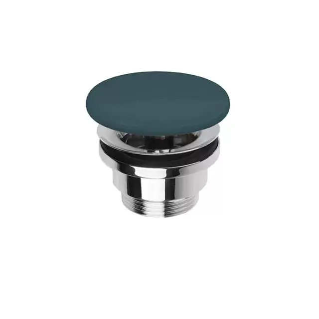 Simas Донный клапан, клик-клак, с керамической крышкой, цвет: Navy matt