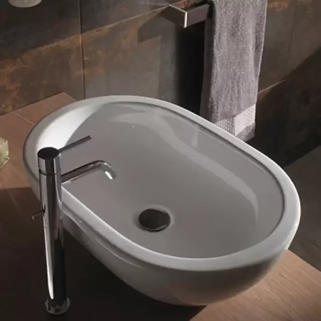 Globo Forty3/Bowl Раковина 60х40х18 см, без отв., цвет: белый