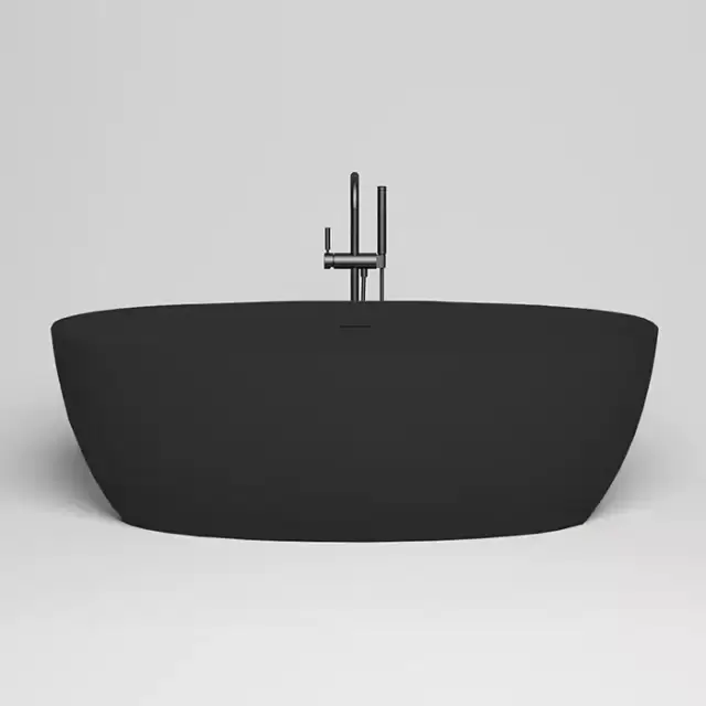 Salini Alda Ванна отдельностоящая 178х92х58см, донный клапан , сифон, слив-перелив, S-Stone, цвет: RAL9011