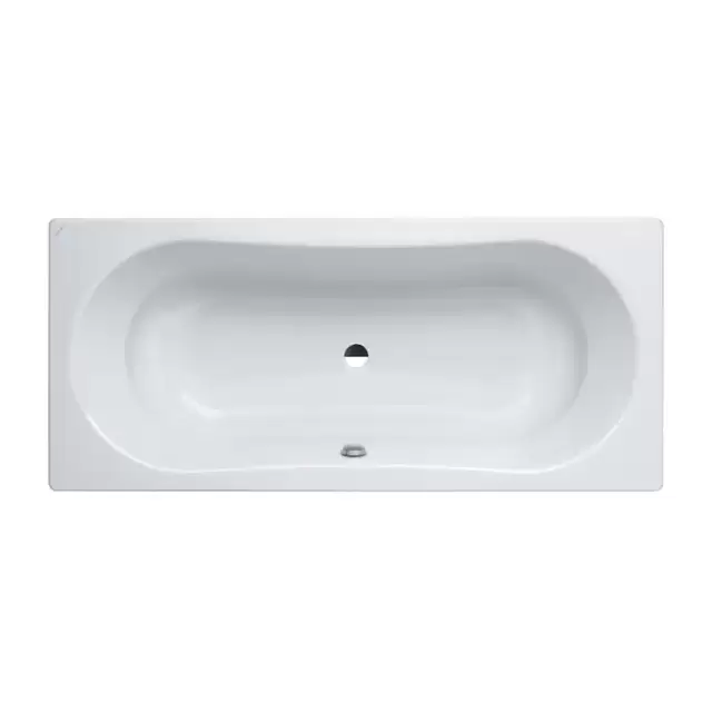 Laufen Thallium Ванна встраиваемая, 180x80см., прямоугольная, с центральным выпуском, шумоизоляционное покрытие, эмалированная сталь (3.5 мм), без отверстия для ручек, с антискользящим покрытием, цвет: белый