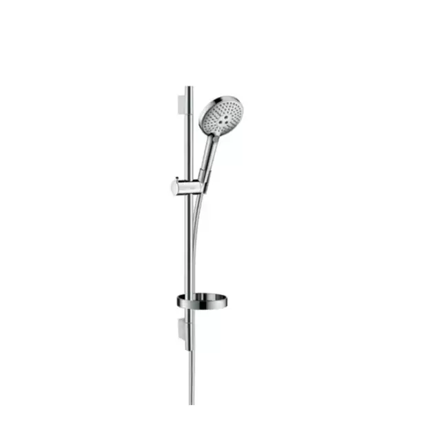 Hansgrohe Raindance Select S Душевой набор: штанга 65см., ручной душ 120, 3jet (Rain, RainAir, WhirlAir), EcoSmart, мыльница, шланг, цвет: хром
