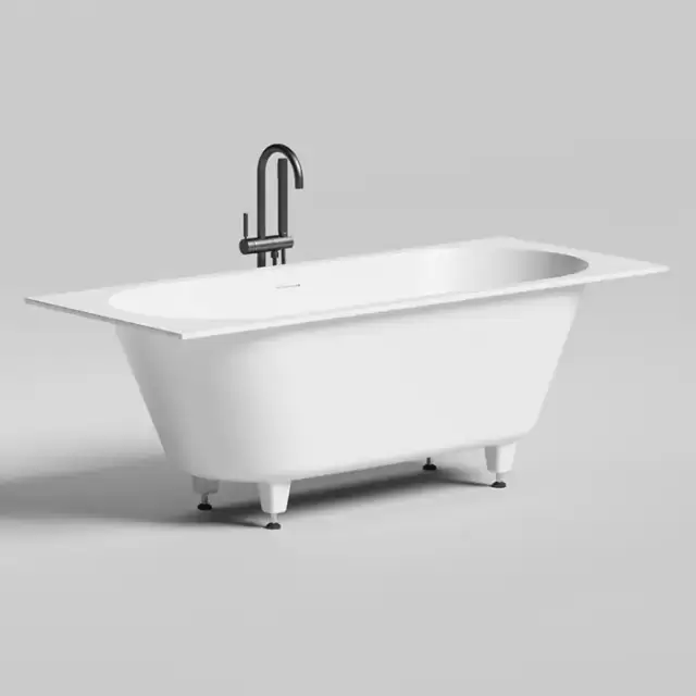 Salini Ornella Axis Ванна 170x70см., встраиваемая, S-Sense, цвет: белый матовый