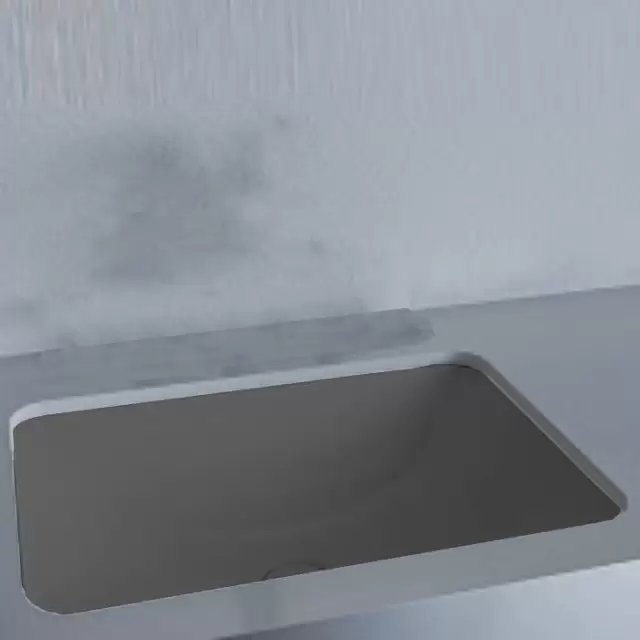 Salini Marea Раковина врезная снизу 55х40х13.4cм, без отв., без перелива, S-Stone, цвет: Ral7021 матовый