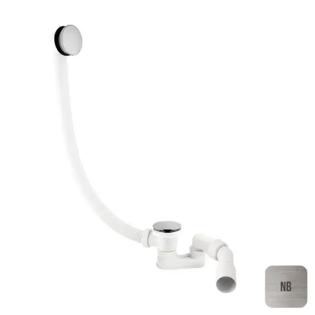 Almar Слив-перелив для ванны, цвет: никель брашированный