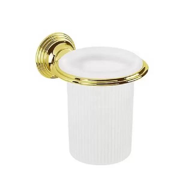 Colombo Hermitage Стакан подвесной, цвет: PVD золото/матовое стекло