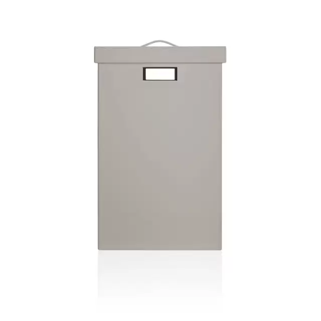 Decor Walther Brownie WB Корзина для белья / Имитация кожи, цвет: тауп