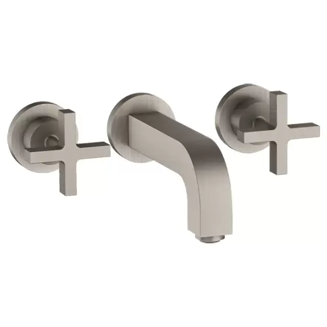 Axor Citterio Смеситель для раковины, встраиваемый, излив: 16.2см., цвет: сталь