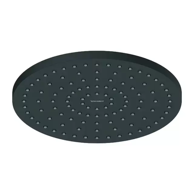 Duravit Верхний душ 250, Материал: пластик, соединительная резьба 1/2&ldquo;, Монтаж: потолок или стена, цвет: черный матовый