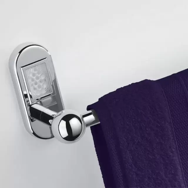 THG Papillon Полотенцедержатель 60см, подвесной, цвет: хром/прозрачный хрусталь