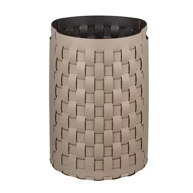 Colombo Adj Круглая корзина Bottega D40хH57см., напольная, цвет: капучино/шоколад