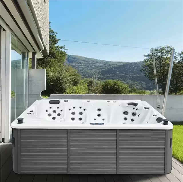 Gruppo Treesse Ibiza Минибассейн 275x228x100см., отдельностоящий, цвет: белый/серый