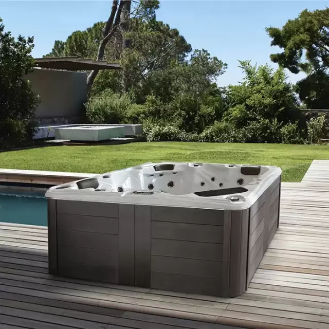 Gruppo Treesse Paros Минибассейн 201х201х86см., отдельностоящий, с панелями, с крышкой, цвет: белый