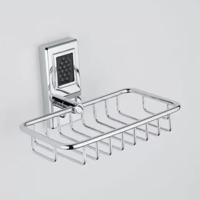 THG Métropolis cristal noir Мыльница-корзина металлическая 160х95мм., подвесная, цвет: хром