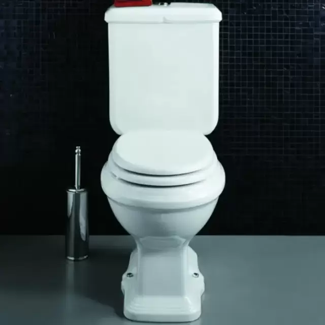 SIMAS Arcade Унитаз моноблок 36,5х68,5см, выпуск в пол, фурнитурой, цвет: белый/хром