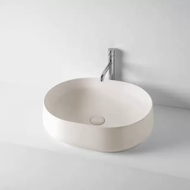 Kerasan F10 Раковина накладная 56х44см, без отв., цвет: серый матовый