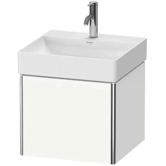 Duravit XSquare База подвесная 48.4x46x39.7см с раковиной, 1 выдвижное отделение, цвет: глянцевый белый