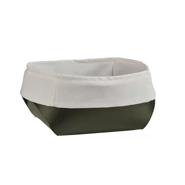 ADJ Корзина для хлеба, 15x15xH7 см., цвет: оливковый/горчичный