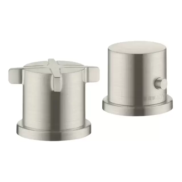 Axor Citterio E Смеситель для ванны, 2 отв., термостатический, цвет: сталь