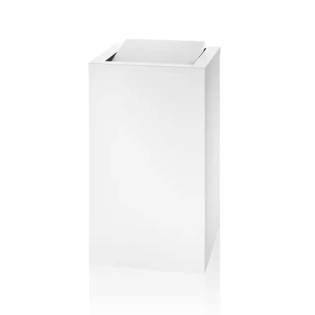 Decor Walther DW 215 Корзина для белья 32x32x58см, напольная, цвет: белый матовый