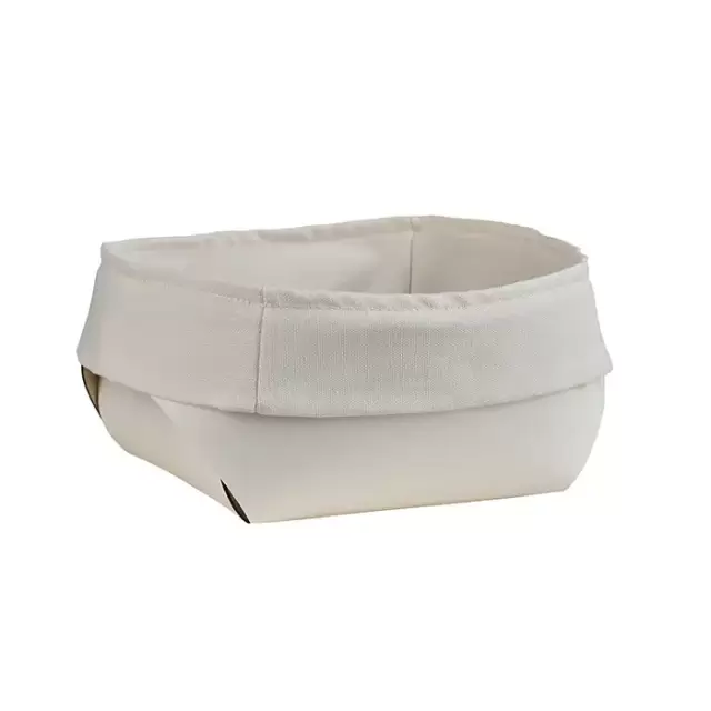 ADJ Корзина для хлеба, 15x15xH7 см., цвет: белый/панна котта