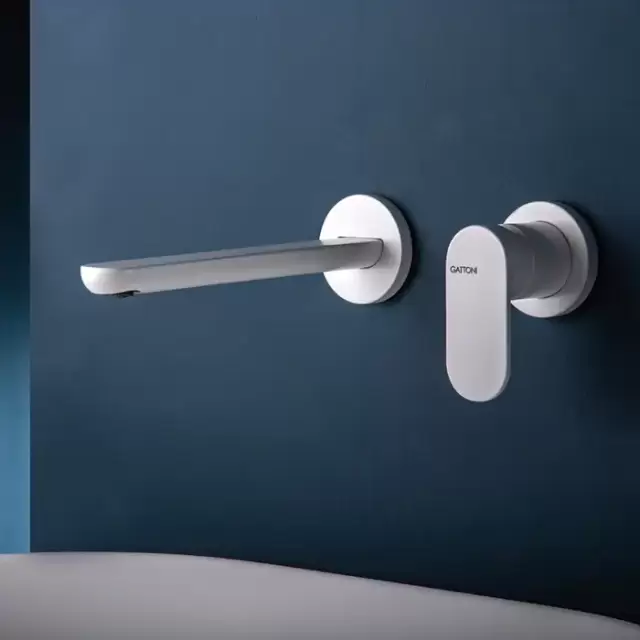 Gattoni H2Omix7000 Смеситель для раковины, встраиваемый, с GBOX, цвет: белый матовый