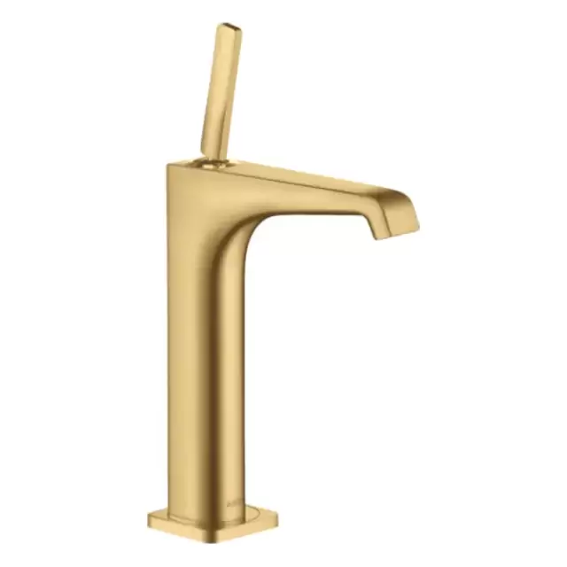 Axor Citterio E Смеситель для раковины 190, на 1 отв., высокий, цвет: шлифованное золото