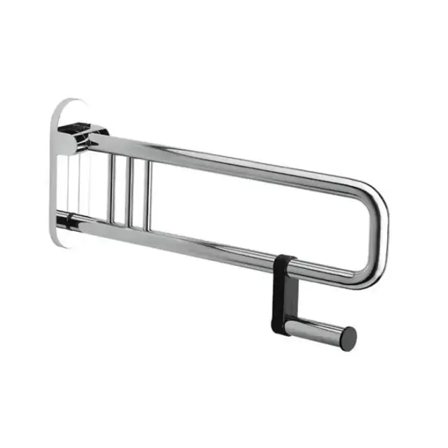 Colombo Complementi Поручень для инвалидов, 65см, с держателем для т/б., цвет: хром