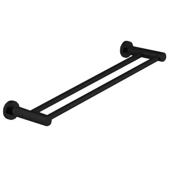 Fima Carlo Frattini Accessori Полотенцедержатель 40см., двойной, подвесной, цвет: черный матовый