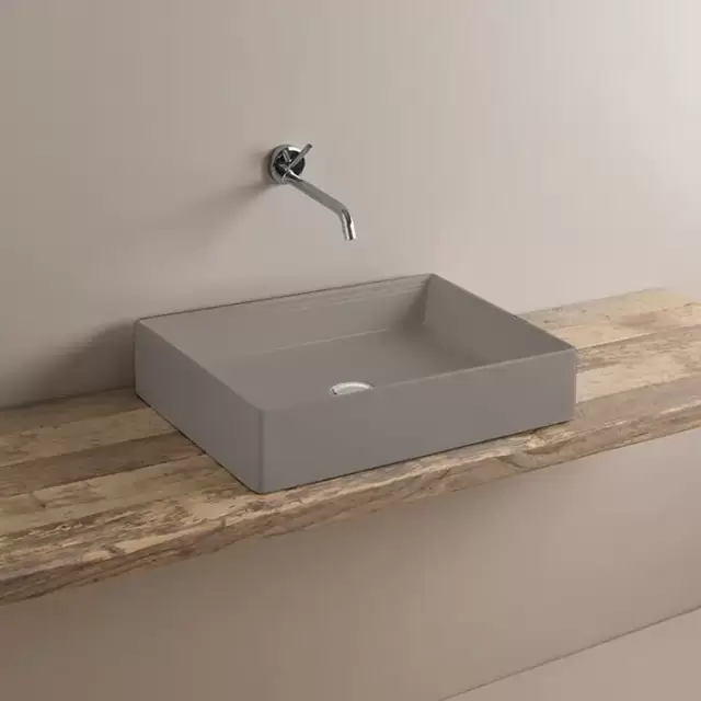 Artceram Scalino Раковина 55х38см., накладная, без отв., без слив перелива, цвет: marrone tortora