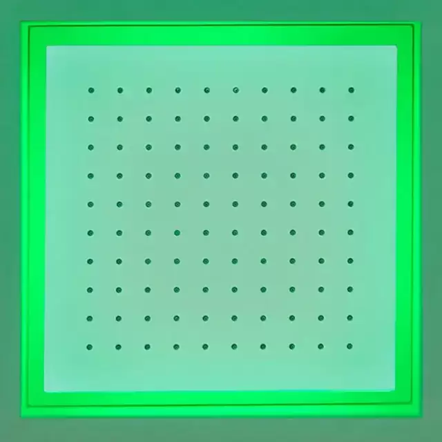 Antonio Lupi Душевая система Meteo 35 x 35 x 11 см, цвет: белый, с подсветкой