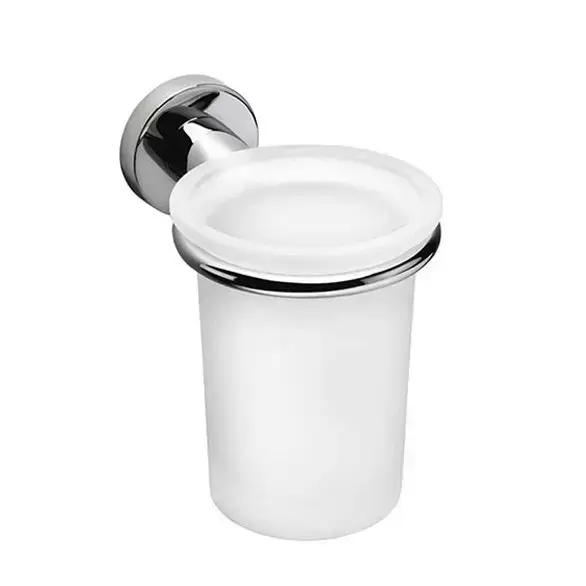 Colombo Basic Стакан подвесной, цвет: хром/матовое стекло