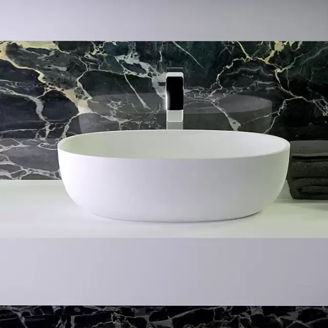 KNIEF Prime Раковина 53х35х90 см, без отв., цвет: белый матовый