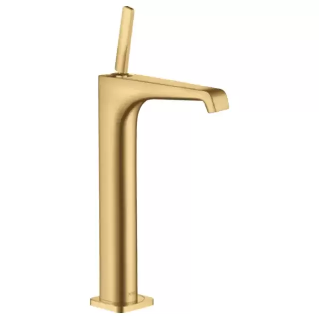 Axor Citterio E Смеситель для раковины 250, на 1 отв., высокий, цвет: шлифованное золото